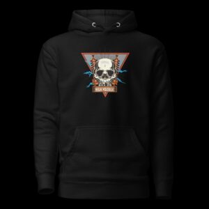 High Voltage Skull Hoodie